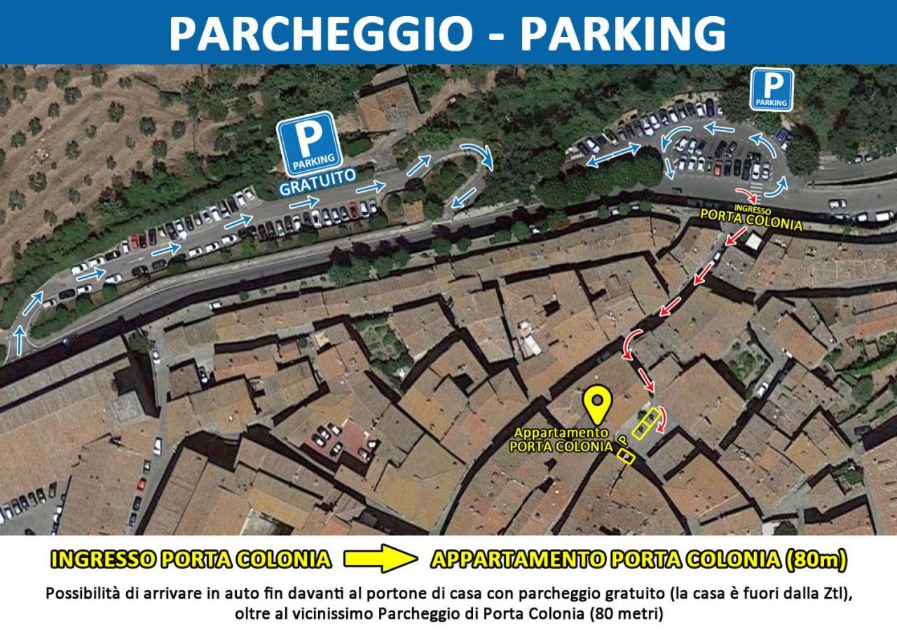 Appartamento Porta Colonia - Free Parking Кортона Екстер'єр фото